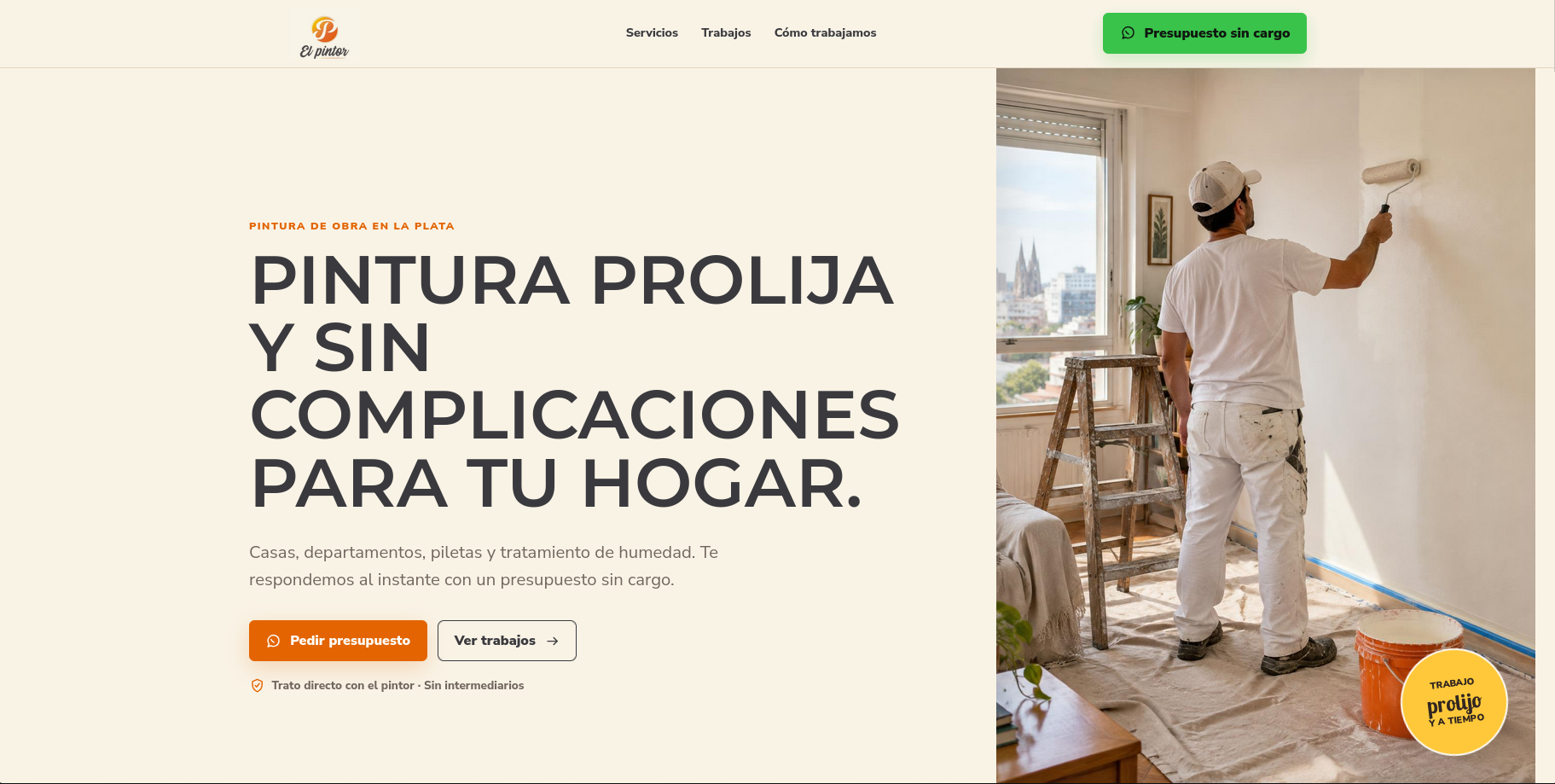 Proyecto El Pintor — Página Web