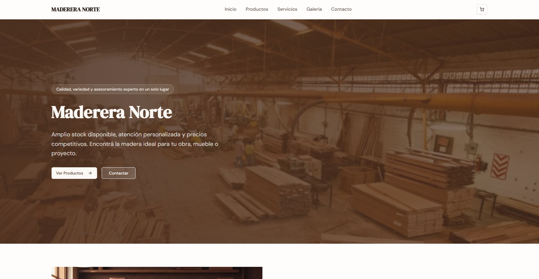Proyecto Maderera Norte — E-Commerce